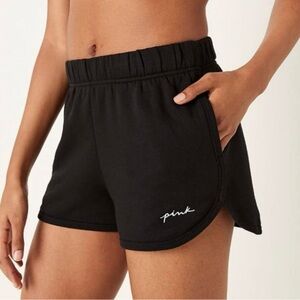 PINK Victoria’s Secret Black Sweat Shorts Medium